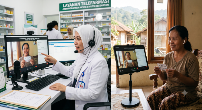 Telepharmacy sebagai Inovasi Pelayanan Farmasi Komunitas untuk Meningkatkan Akses dan Mutu Pelayanan Kesehatan
