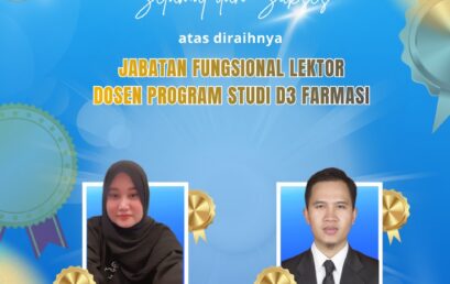 Selamat dan Sukses! Dua Dosen Prodi D3 Farmasi Universitas Bengkulu Raih Jabatan Fungsional Lektor