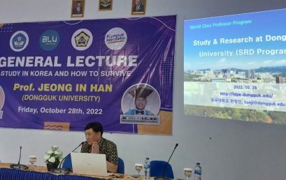General Lecture by Prof. Jeong In Han, University of Dongguk