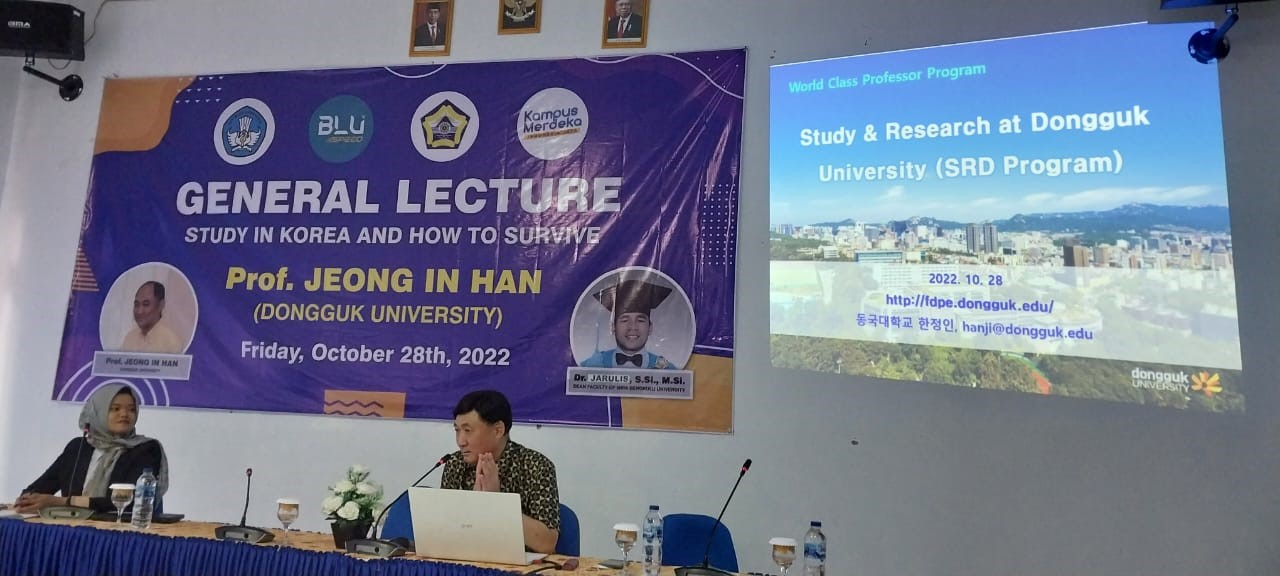 General Lecture by Prof. Jeong In Han, University of Dongguk General Lecture by Prof. Jeong In Han, University of Dongguk