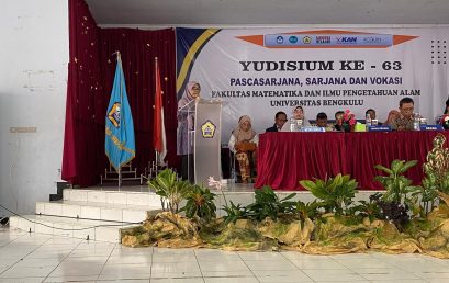Yudisium ke-63 Pascasarjana, Sarjana, dan Vokasi Fakultas Matematikan dan Ilmu Pengetahuan Alam, Universitas Bengkulu