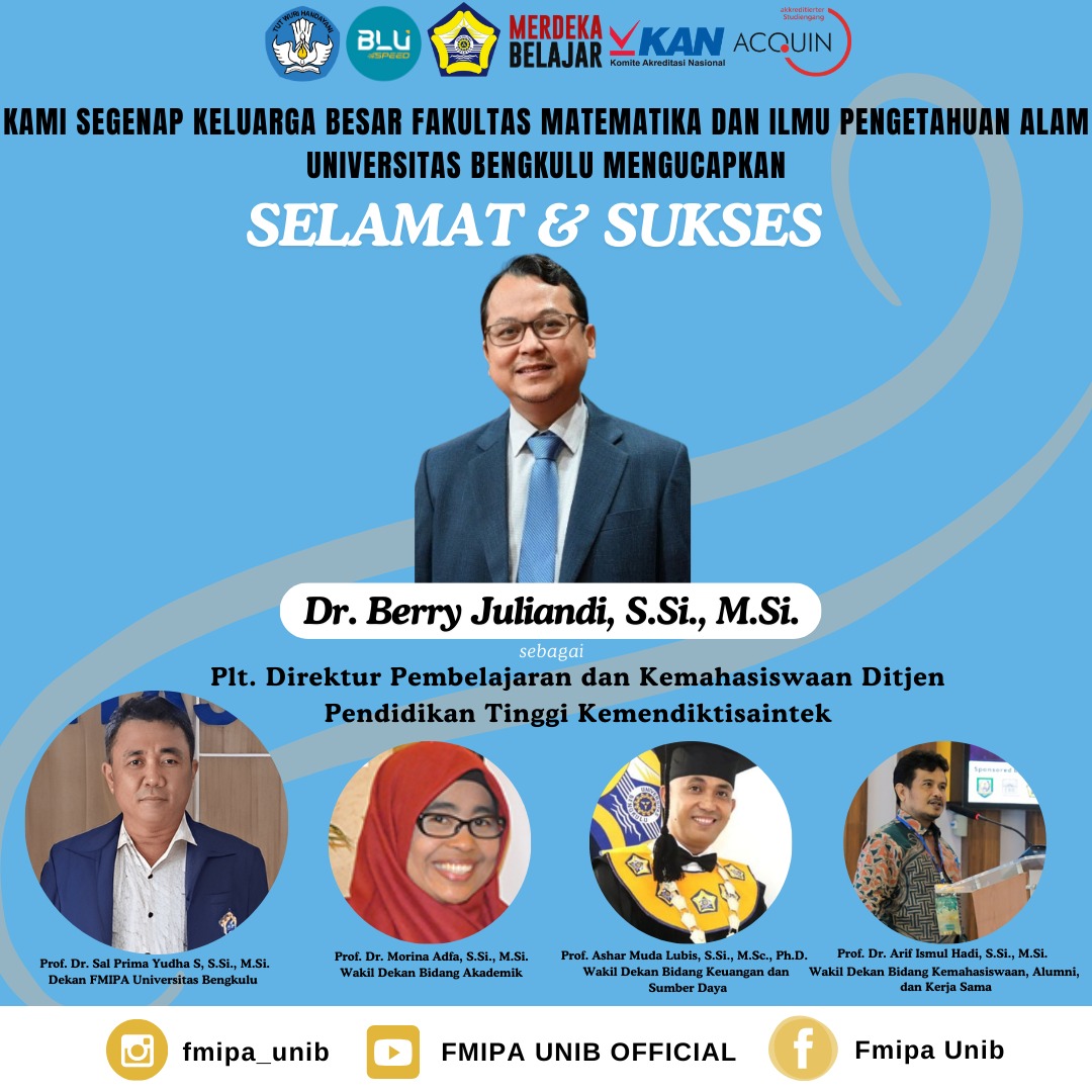 Congratulations and Success Dr Berry Juliandi, S.Si., M.Si Congratulations and Success Dr Berry Juliandi, S.Si., M.Si