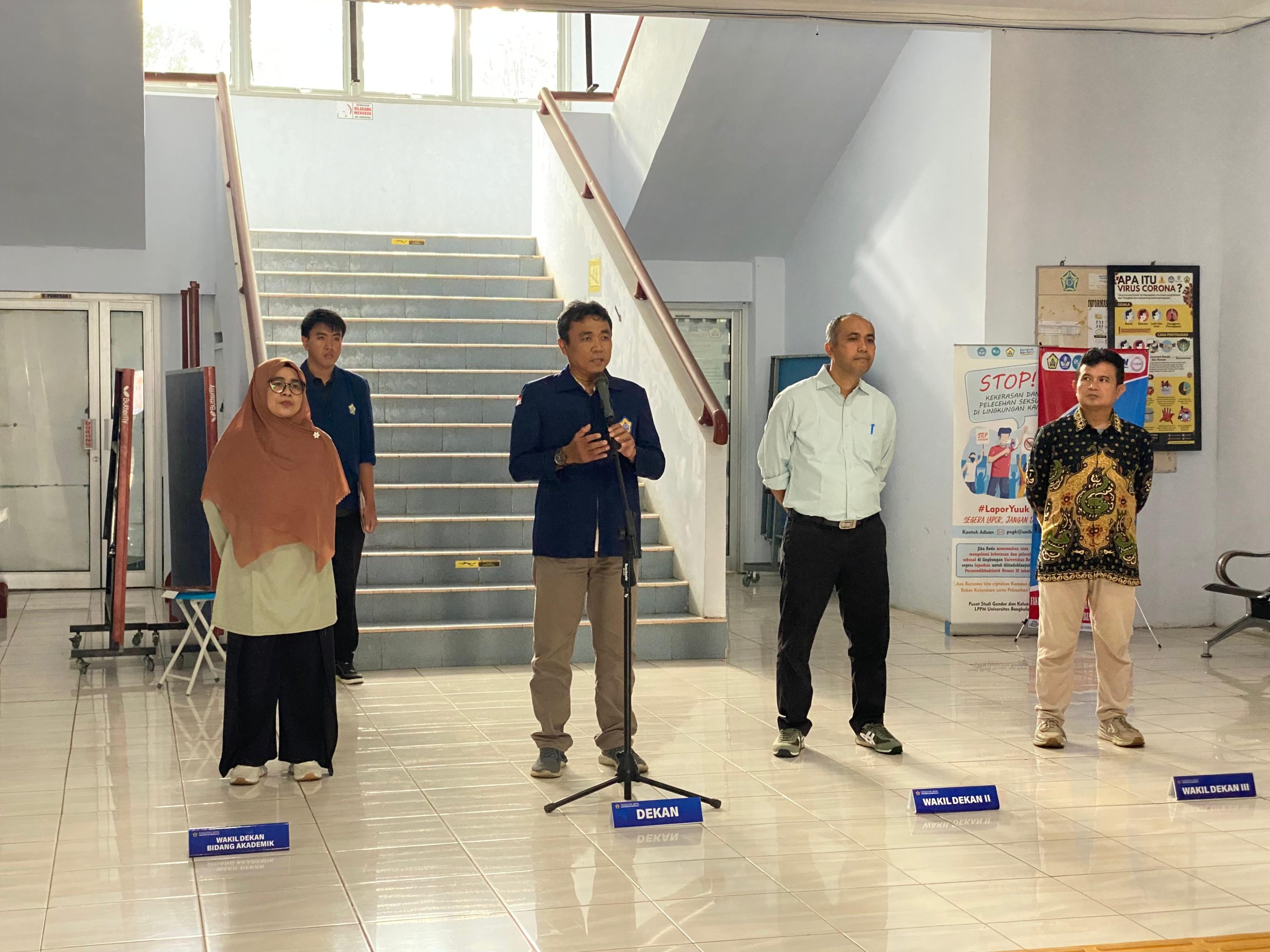 Inauguration of DPM, BEM, HIMA, and ORMAWA of The Faculty of Mathematics and Natural Sciences, University of Bengkulu for the 2025-2028 Period Inauguration of DPM, BEM, HIMA, and ORMAWA of The Faculty of Mathematics and Natural Sciences, University of Bengkulu for the 2025-2028 Period