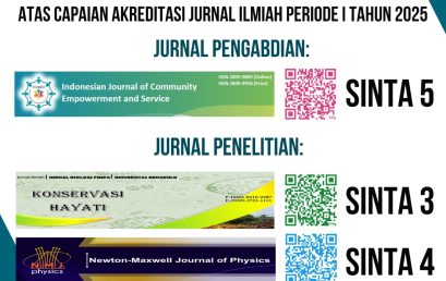 FMIPA Universitas Bengkulu Achieves SINTA Accreditation for Scientific Journals
