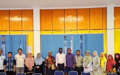 Welcome Ceremony For Dr. Sivaraj Ramachandra from NIT, Jelandar India Who will participate in the Asean-India Network Faculty Exchange Program (AINU-FEP) at FMIPA University of Bengkulu