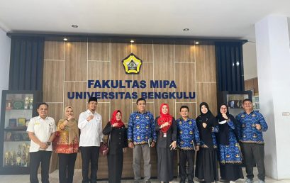 Perkuat Tridharma Perguruan Tinggi, FMIPA Unib Jalin Sinergi Strategis Bersama Diskominfotik Provinsi Bengkulu dan Dinas PMD Bengkulu Tengah