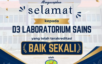 Program Studi D3 Laboratorium Sains FMIPA UNIB Berhasil Raih Akreditasi “Baik Sekali” dari BAN-PT